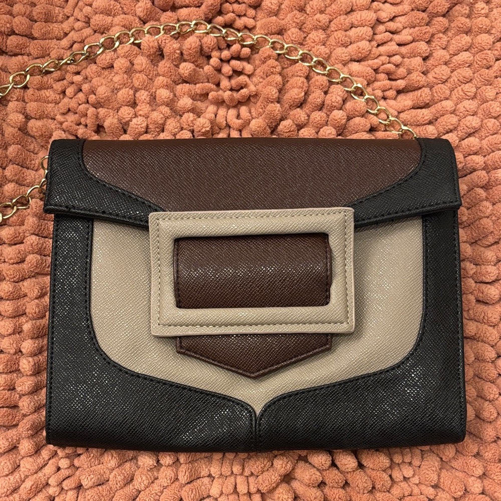 Sondra Roberts Elegant Black and Brown Women's Bag